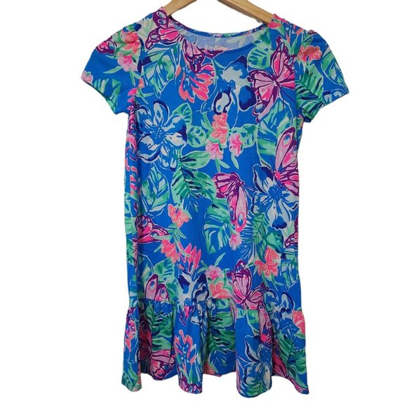 Lilly Pulitzer Other - Lilly Pulitzer Blue Butterfly Dress 8